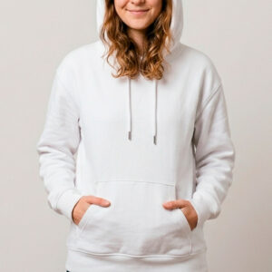 Hoddie sin zipper con estampado DTF