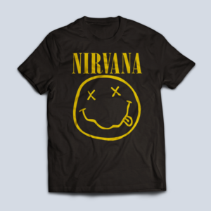 Camiseta con logo de Nirvana