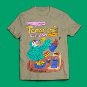 Camiseta Souvenir Loro Café y Pan